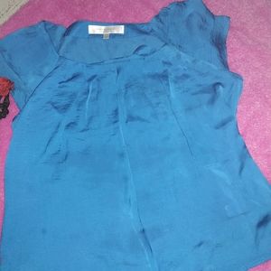 Blue contemporaine blouse